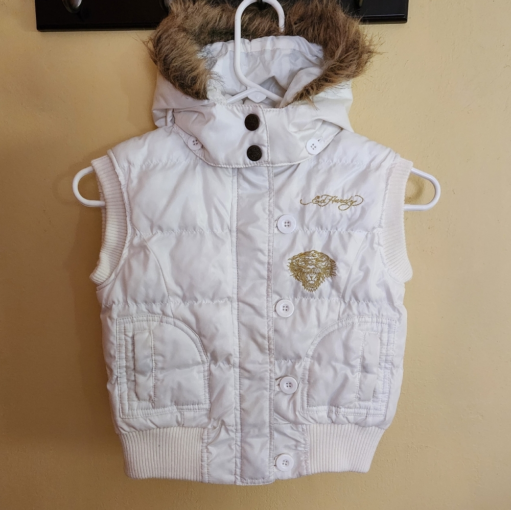 Ed Hardy Girls Puffer Vest